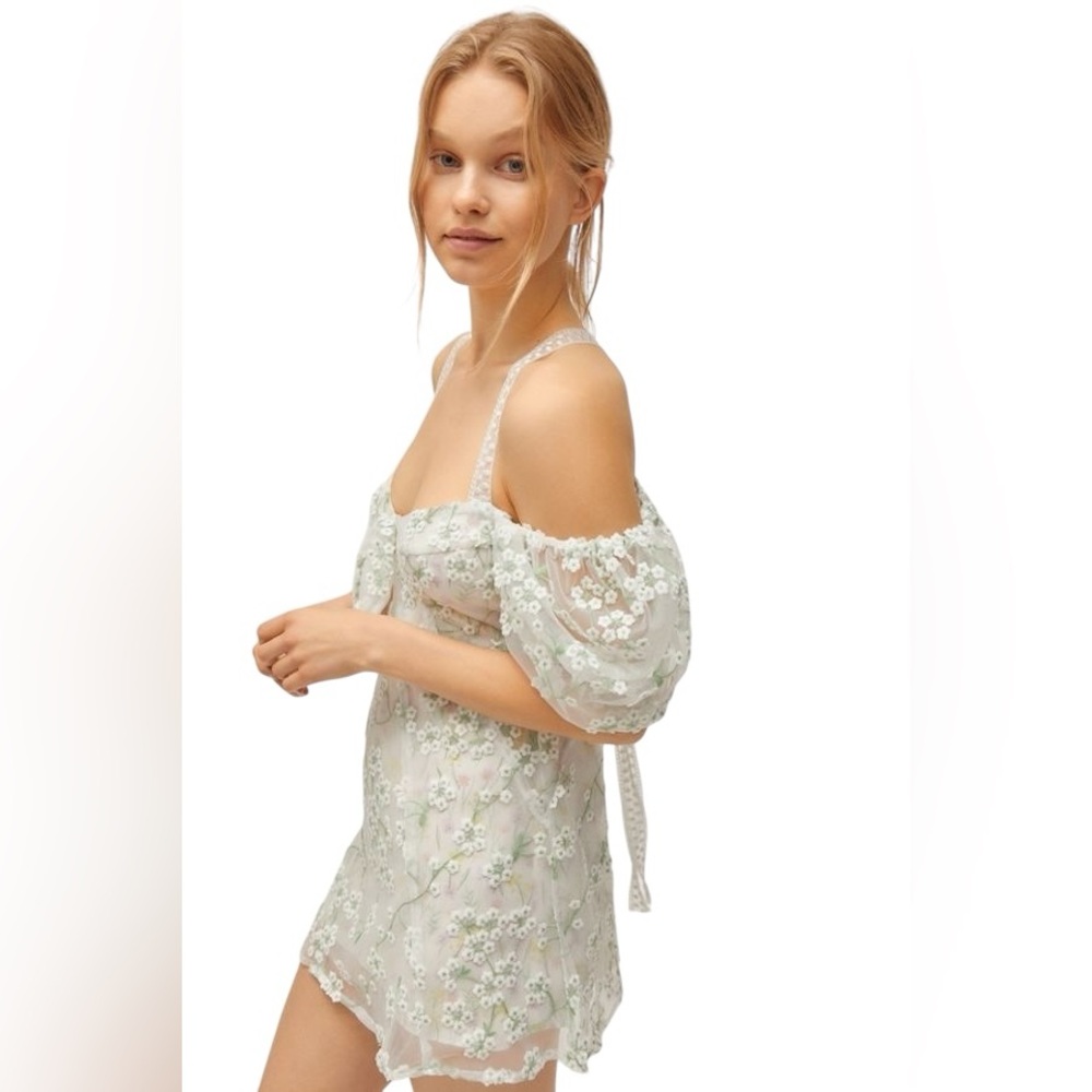 For Love And Lemons Eclair Mini  Floral  Fairy Dress